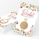 Bridal Shower Lottery Raffle Game - Scratch Off Cards, Wildflower (Set of 30) - Stylish printed party stationery for events and celebrations.