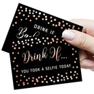 Drink If Cards - Bachelorette Party Drinking Game for Girls Night Out, Set of 26 - Stylish printed party stationery for events and celebrations.